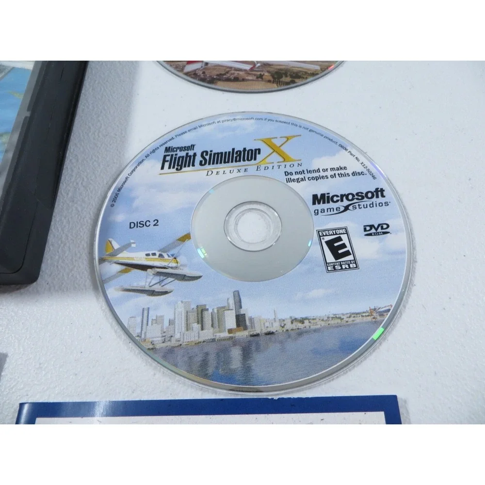 Microsoft Flight Simulator X: Deluxe Edition (PC, 2006) Complete W/ Product Key